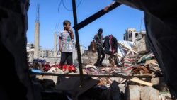 Il risultato dei bombardamenti israeliani su Gaza