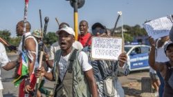 Manifestations contre les agressions xénophobes en Afrique du Sud. 