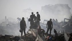 Uno de los momentos de los socorristas en Venezuela