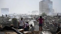 Le conseguenze del terremoto a La Guaira, il centro più colpito a trenta chilometri dalla capitale Caracas