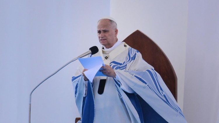 Le&oacute; p&aacute;pa szentbesz&eacute;det mond a lampedusai szentmis&eacute;n