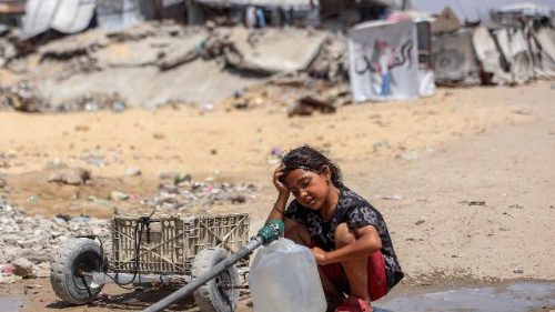 Em Gaza, pouca &aacute;gua e alto risco de epidemias. O desafio di&aacute;rio pela sobreviv&ecirc;ncia