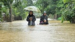 Überschwemmungen in Myanmar