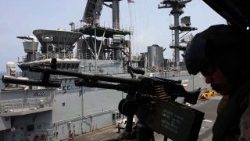 Militari americani del Centcom a controllo del traffico marittimo