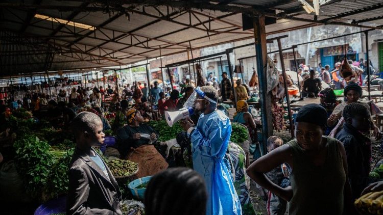 Campanha de conscientização sobre o Ebola para comerciantes em Goma, 29 de maio de 2026