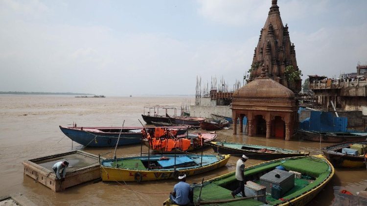 Am Ganges in Varanasi (Uttar Pradesh)