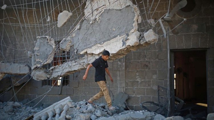 In den Tr&uuml;mmern von Gaza 