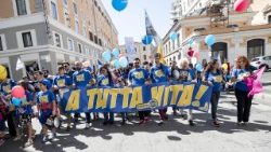 Ein Lebensrechtsmarsch durch die Straßen Roms (Archivbild)