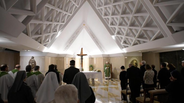 Pope Francis Holy Mass at Santa Marta 
