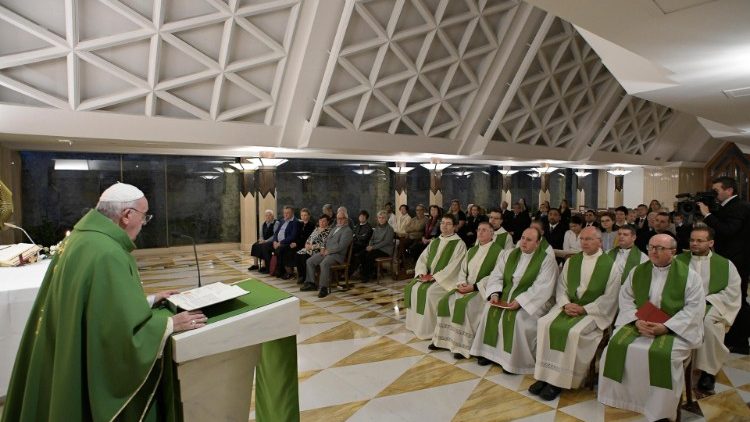 教宗11月29日在玛尔大之家主持清晨弥撒