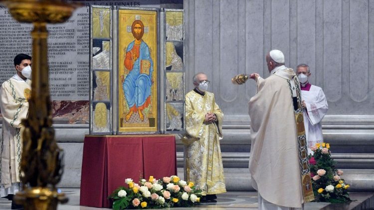 ĐTC Phanxicô cử hành Lễ Phục Sinh tại Vatican (4/4/2021)