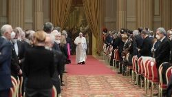 Papst Franziskus an diesem Samstag im Vatikan