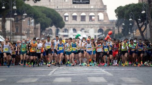 La participación de Athletica Vaticana en la Run Rome the Marathon