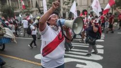 秘鲁民众抗议行动