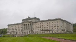 Il Palazzo di Stormont a Belfast sede dell'Assemblea parlamentare dell'Irlanda del Nord