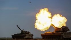 Tanques em Kharkiv, Ucrânia