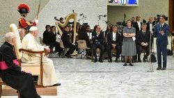 Papež Frančišek je v četrtek, 22. septembra 2022, v dvorani Pavla VI. sprejel v avdienco predstavnike Družbe za svetovanje Deloitte Global.