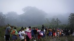 Kryzys migracyjny na granicy Kolumbii i Panamy.