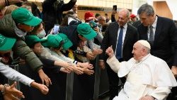 Olasz diákokat fogadott Ferenc pápa a Vatikánban