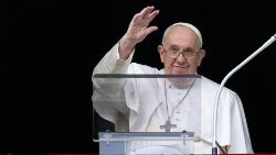 Papst Franziskus beim Angelusgebet an diesem Festtag