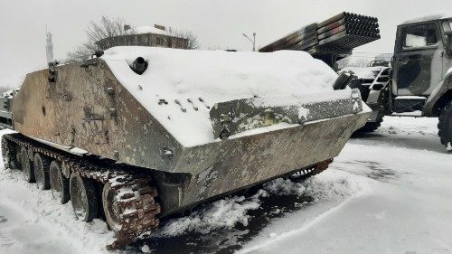 A tank in Kyiv
