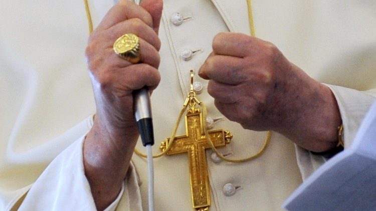 Pope Benedict XVI had a gold ring engraved with a bas-relief of St. Peter fishing from a boat.