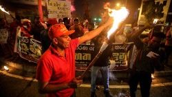 Proteste in Colombo