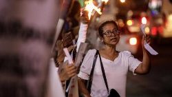 Protest gegen die Wirtschaftskrise, in Colombo Ende März 2023