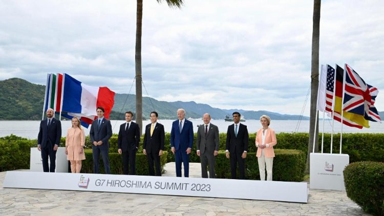Staats- und Regierungschefs der G7-Staaten in Hiroshima