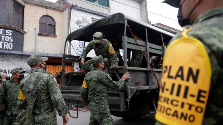 Mexikanische Soldaten