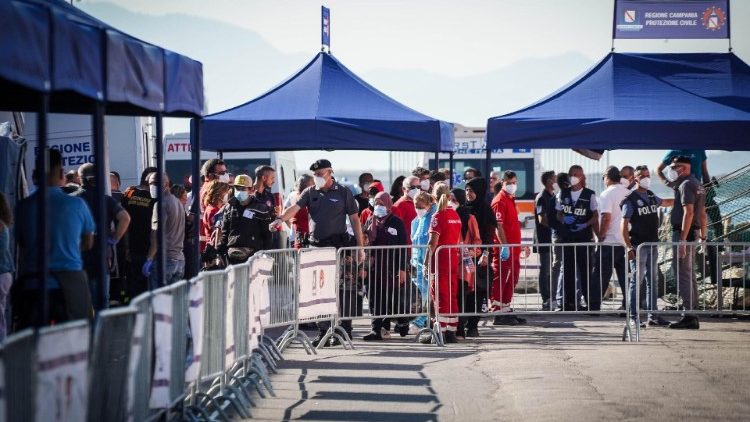 Desembarque de migrantes