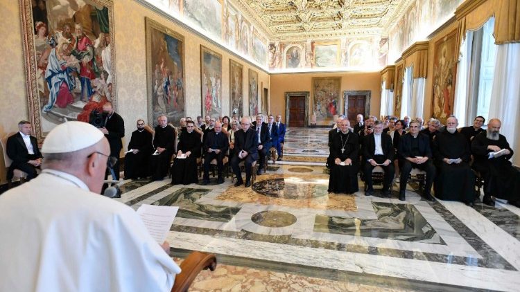Pope Francis meets Colloquio Ecumenico Paolino