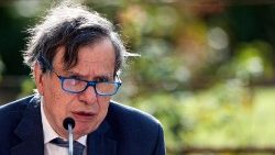 Джорджа Парызі падчас прэзентацыі адгартацыі Laudate Deum