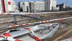 O local do trágico acidente rodoviário em Mestre 