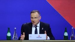 Der parteilose amtierende polnische Präsident Andrzej Duda 