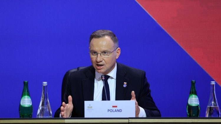 Der parteilose amtierende polnische Präsident Andrzej Duda 