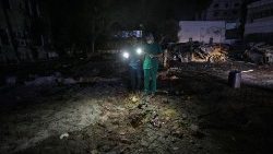 Airstrike on Al Ahli hospital in Gaza
