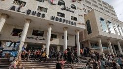 La struttura ospedaliera di Al-Quds a Gaza