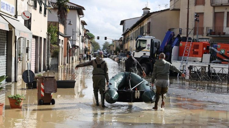 Überschwemmung in der Toskana