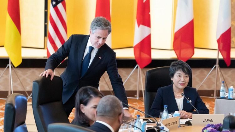 G7-Außenminister beim Treffen in Tokio