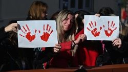 Manifestação para a Eliminação da Violência contra as Mulheres