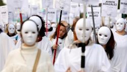 Demonstration in Madrid on the International Day for the Elimination of Violence Against Women
