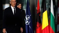 Il segretario della Nato Stoltenberg in apertura del vertite dei ministri degli Esteri dei Paesi dell'Alleanza