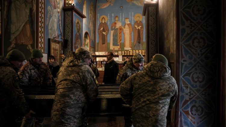 Pogrzeb ukraińskiego żołnierza, Kijów, 29 listopada 2023 r.