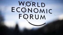 Logotipo da 54ª edição do Fórum Econômico Mundial em Davos