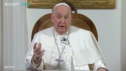 Pope Francis appears on 'Che tempo che fa'