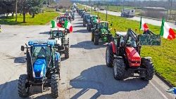 La protesta degli agricoltori in Italia