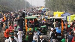 Protesting farmers clash with police in Haryana as they attempt to reach Delhi