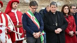 Nelaimės Florencijoje aukų pagerbimo ceremonija