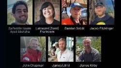 Die getöteten Mitarbeiter der Organisation "World Central Kitchen"